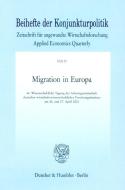 Migration in Europa. edito da Duncker & Humblot GmbH