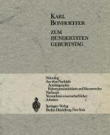 Karl Bonhoeffer edito da Springer Berlin Heidelberg