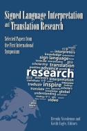 Signed Language Interpretation and Translation Research di Brenda Nicodemus edito da Gallaudet University Press