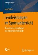 Lernleistungen im Sportunterricht di Sara Seiler edito da Springer-Verlag GmbH