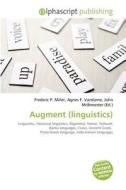 Augment (linguistics) edito da Alphascript Publishing