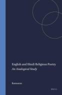 English and Hindi Religious Poetry: An Analogical Study di Ramsaran edito da BRILL ACADEMIC PUB