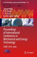 Proceedings of International Conference in Mechanical and Energy Technology edito da Springer Singapore