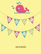 Baby Shower Notebook: Graphic Whale Yellow Cover Notebook Journal Diary, 110 Lined Pages, 8.5 X 11 di F. Rainbow edito da Createspace Independent Publishing Platform