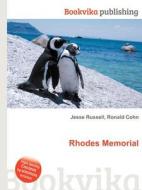 Rhodes Memorial edito da Book On Demand Ltd.