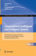 Computational Intelligence and Intelligent Systems edito da Springer Singapore