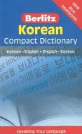 Berlitz Korean Compact Dictionary: Korean-English/English-Korean edito da Berlitz Publishing