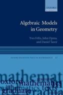 Algebraic Models Geometry di Yves Felix, John Oprea, Daniel Tanre edito da OXFORD UNIV PR