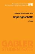 Importgesch Fte di Wolfgang Pahlitzsch, Hubert Buhne edito da Gabler Verlag