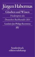 Glaube und Wissen di Jürgen Habermas edito da Suhrkamp Verlag AG