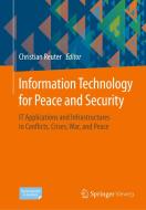 Information Technology for Peace and Security edito da Springer-Verlag GmbH