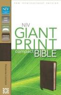 Giant Print Compact Bible-NIV edito da Zondervan
