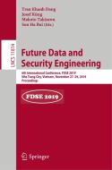 Future Data and Security Engineering edito da Springer International Publishing