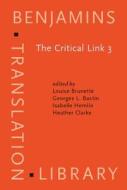The Critical Link 3 edito da John Benjamins Publishing Co
