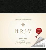 Nrsv, Xl Edition, Bonded Leather, Black di Harper Bibles edito da Harpercollins Publishers Inc