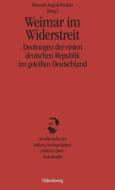 Weimar Im Widerstreit edito da de Gruyter Oldenbourg