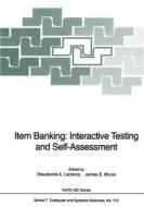 Item Banking: Interactive Testing and Self-Assessment edito da Springer
