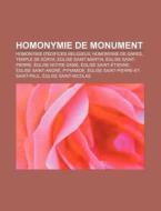 Homonymie De Monument: Homonymie D' Difi di Source Wikipedia edito da Books LLC, Wiki Series