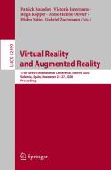 Virtual Reality and Augmented Reality edito da Springer International Publishing