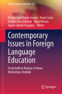 Contemporary Issues  in Foreign Language Education edito da Springer International Publishing