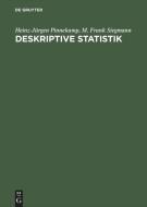 Deskriptive Statistik di Heinz-Jurgen Pinnekamp, M Frank Siegmann edito da Walter De Gruyter