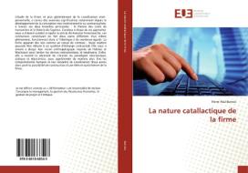 La nature catallactique de la firme di Pierre-Paul Barrois edito da Editions universitaires europeennes EUE