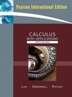 Calculus With Applications di Margaret L. Lial, Raymond N. Greenwell, Nathan P. Ritchey edito da Pearson Education (us)