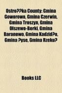Ostro??ka County: Gmina Goworowo, Gmina di Books Llc edito da Books LLC, Wiki Series