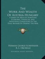 The Work and Wealth of Austria-Hungary: A Series of Articles Surveying Economic, Financial and Industrial Conditions in the Dual Monarchy During the W di Herman George Scheffauer edito da Kessinger Publishing