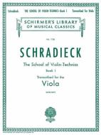 School of Violin Technics, Op. 1 - Book 1: Schirmer Library of Classics Volume 1750 Viola Method edito da G SCHIRMER
