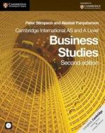 Cambridge International As And A Level Business Studies Coursebook With Cd-rom di Peter Stimpson, Alastair Farquharson edito da Cambridge University Press