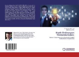 Kisitli Ordinasyon Yöntemlerinden: di Mehmet Tahir Huyut, Siddik Keskin (Ed. edito da LAP Lambert Academic Publishing