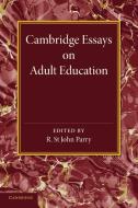 Cambridge Essays on Adult Education edito da Cambridge University Press