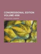 Congressional Edition Volume 4506 di United States Congress edito da Rarebooksclub.com
