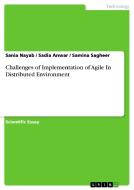 Challenges Of Implementation Of Agile In Distributed Environment di Sania Nayab, Sadia Anwar, Samina Sagheer edito da Grin Verlag Gmbh