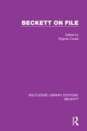 Routledge Library Editions: Beckett di Various edito da Taylor & Francis Ltd