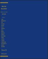 Organic Reactions, Volume 98 di Scott E. Denmark edito da Wiley-Blackwell