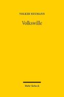 Volkswille di Volker Neumann edito da Mohr Siebeck GmbH & Co. K