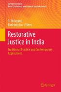 Restorative Justice in India edito da Springer-Verlag GmbH