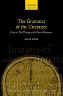 The Grammar Of The Utterance di Alice Corr edito da Oxford University Press