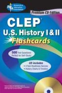 CLEP(R) U.S. History I & II Flashcards W/CD [With CDROM] di Mark Bach edito da RES & EDUCATION ASSN