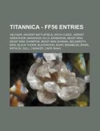 Titannica - Ff56 Entries: Aelfgar, Ancie di Source Wikia edito da Books LLC, Wiki Series