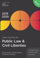 Core Statutes on Public Law & Civil Liberties 2019-20 di Richard Glancey, Rhona Smith, Eimear Spain edito da Macmillan Education UK