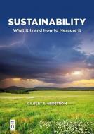 Sustainability di Gilbert S. Hedstrom edito da deGruyter Boston