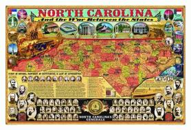 North Carolina And The War Between The States Poster di Daryl Hutchinson edito da Pelican Publishing Co