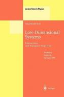 Low-Dimensional Systems edito da Springer Berlin Heidelberg