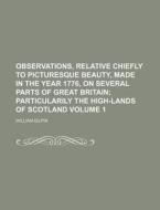 Observations, Relative Chiefly To Pictur di William Gilpin edito da Rarebooksclub.com