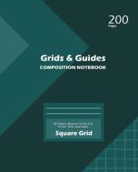 Grids And Guides Square Grid, Quad Ruled, Composition Notebook, 100 Sheets, Large Size 8 X 10 Inch Olive Green Cover di BigIdea, Inc. edito da Blurb