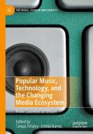 Popular Music, Technology, and the Changing Media Ecosystem edito da Springer International Publishing