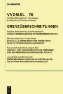 Grenzüberschreitungen di Stephan Breitenmoser, Kerstin Odendahl, Markus Krajewski, Et. Al. edito da Gruyter, Walter de GmbH